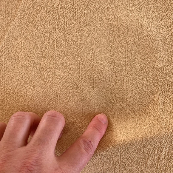 CHRISTY DAWN š§ butter yellow rayon crepe wrap dress size medium - Picture 10 of 10